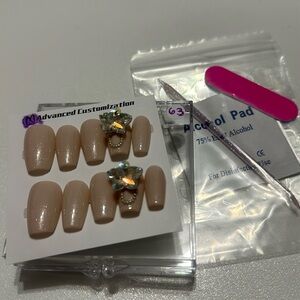 Brand New Hand Made Press on Nails # 63